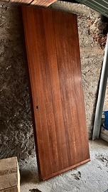 Portone blindata in vero legno