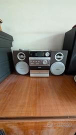 Stereo Compatto Philips MC145 con casse e telecoma