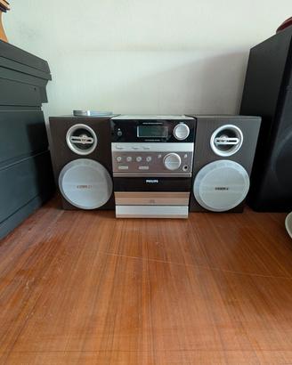 Stereo Compatto Philips MC145 con casse e telecoma