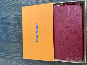 Portafoglio Lv rosso