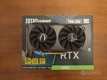 Scheda video RTX 3060 12 GB Vram OC edition Zotac 