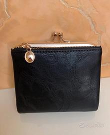 Portafogli borsellino portacarte vera pelle nuovo