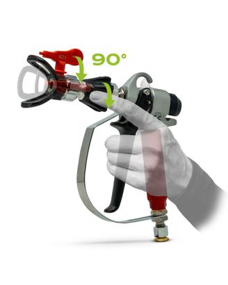 Airless Revolver - Ruota lo spruzzo di 90°