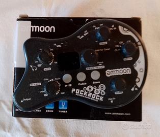 Pedale multieffetto per chitarra+batteria elettr.