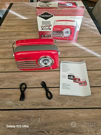 Radio Vintage Portatile Madison Freesound-VR40R 