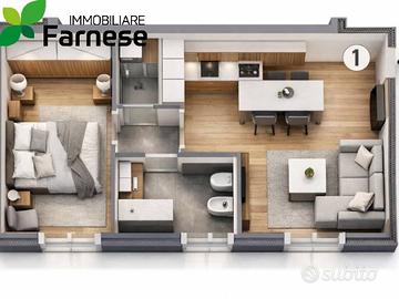 Appartamento di 65 m² con 2 locali a Piacenza