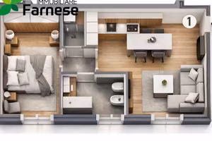 Appartamento di 65 m² con 2 locali a Piacenza
