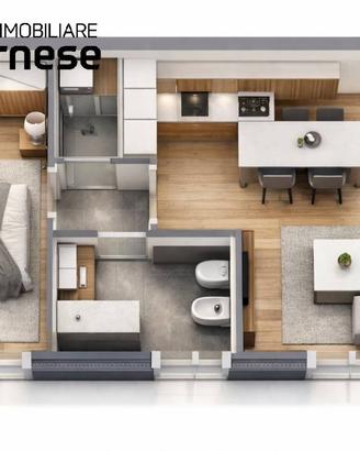 Appartamento di 65 m² con 2 locali a Piacenza