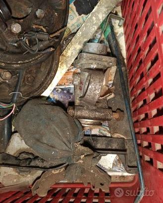ape piaggio 50 manubrio pedale freno fanale