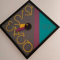 Orologio a parete  di  Sergio Farina 32 per 32 cm