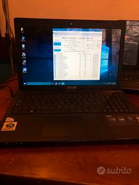 ASUS X55A CPU CORE  B980 2,40GHz  RAM 4GB