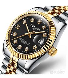 OROLOGIO SIMIL ROLEX DATEJUST ACCIAIO AL QUARZO
