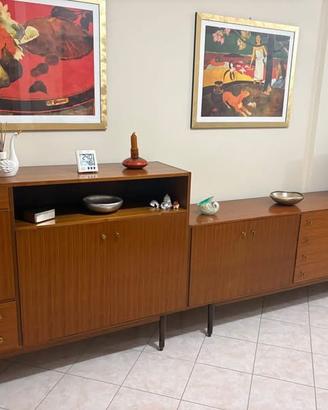 Credenza artigianale in vero teak
