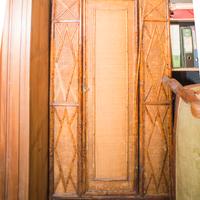 Armadio coloniale in legno tipo bambú , epoca 1970