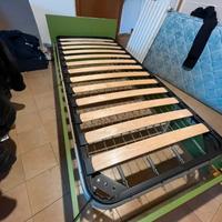 Letto singolo doppia rete con materasso NUOVO