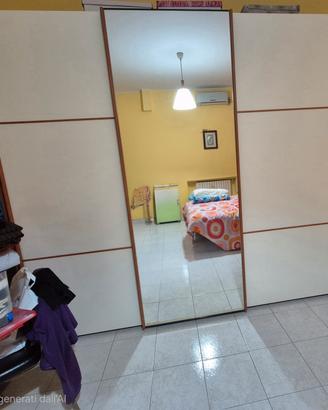 Camera da letto: armadio comò comodini fasciatoio
