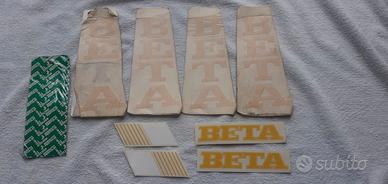 VINTAGE - Lotto di adesivi BETA motocross