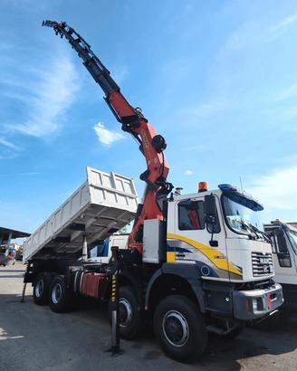Motrice 8x8 Man 41/464 MEZZO D'OPERA CON GRU PALFI