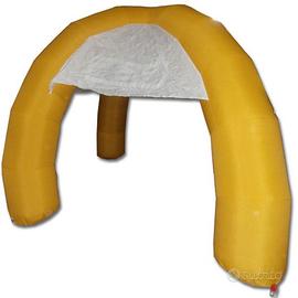 GAZEBO GIALLO e BIANCO 3,20x3,20x2 mt