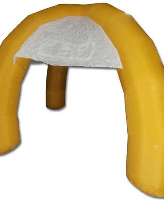 GAZEBO GIALLO e BIANCO 3,20x3,20x2 mt