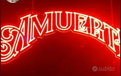 Titolo: Insegna Neon LED AMUERTE Gin - 140 cm 