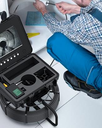 Telecamere per videoispezioni tubi + 2 testine