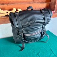 Borsa laterale in cuoio fatta a mano x moto Guzzi