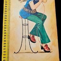 Titolo: Stampa Vintage Anni '60/'70 "Big Eyes" Rag