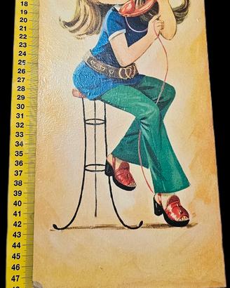 Titolo: Stampa Vintage Anni '60/'70 "Big Eyes" Rag