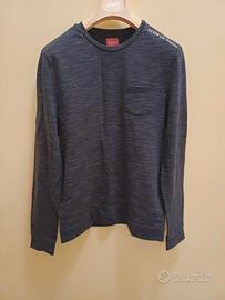 MAGLIONE GUESS UOMO TG M LEGGERO BLU