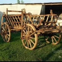 Carrozza fine ‘800 trasporto covi e merce varia