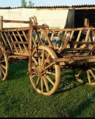 Carrozza fine ‘800 trasporto covi e merce varia