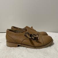 Scarpe francesine beige 38