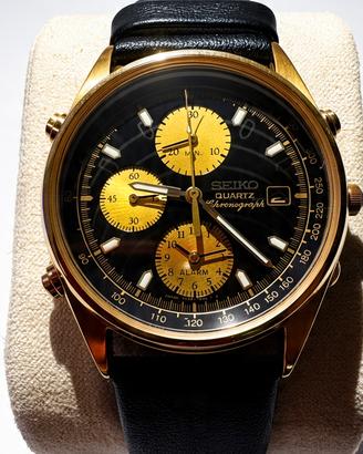 SEIKO QUARTZ CHRONOGRAPH ALLARM 7T32- 1991 vintage