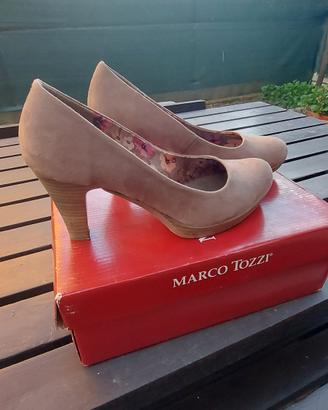 scarpe donna scamosciato colore beige