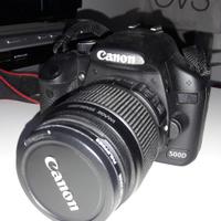 CANON EOS 500 D con accessori