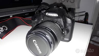 CANON EOS 500 D con accessori