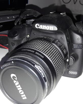 CANON EOS 500 D con accessori