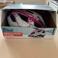 Casco da ciclista per bambina Crivit tg. 49-54 cm