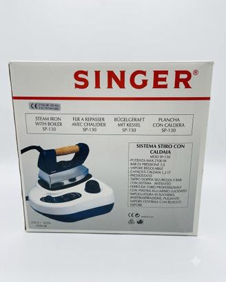 Ferro da stiro con caldaia singer