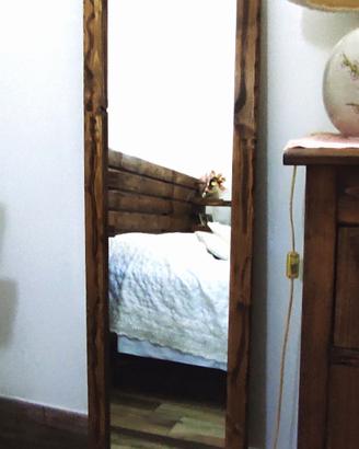 specchio stile rustico