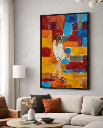 Quadro-dipinto Acrilico su tela 60x90