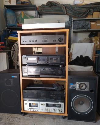 Impianto hi fi vintage