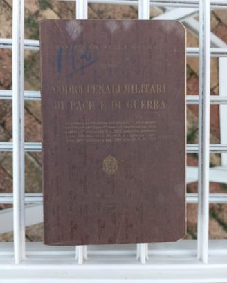 Codici penali Militari di Pace e di Guerra 1941