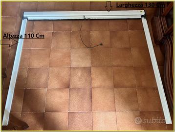Zanzariera Alluminio A Rullo Pronta 130 x 110