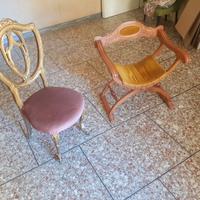 SEDIE DA ARREDO (vintage)