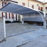 Tettoia auto IN SCONTO mt 5x5 mod.CL