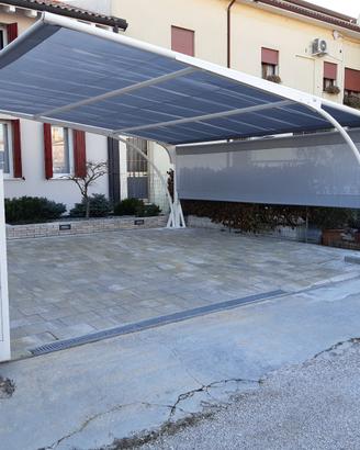 Tettoia auto IN SCONTO mt 5x5 mod.CL