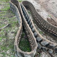 Cingoli in gomma per mini escavatore