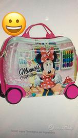 Valigia minnie con rotelle